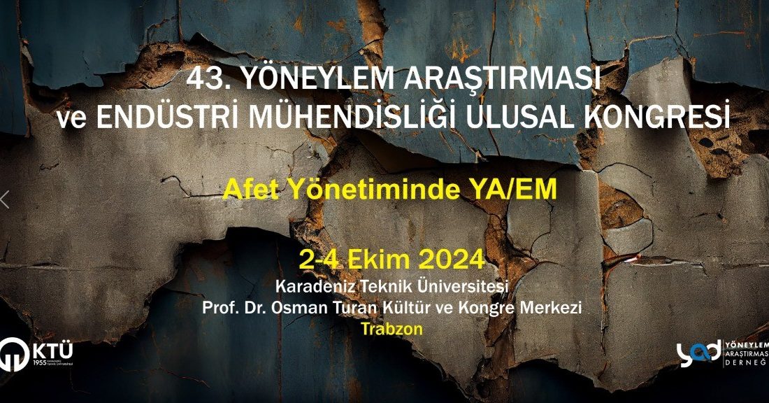 Bilim insanları Afet Yönetimini Trabzon’da konuşacak