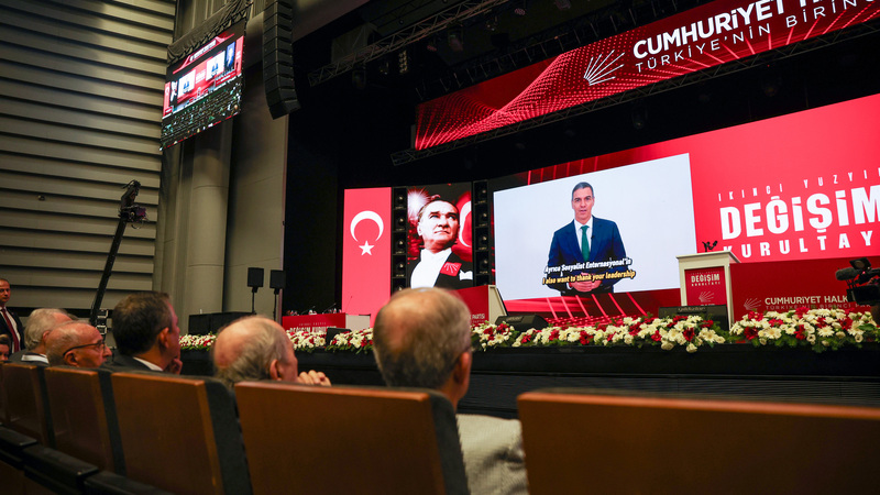 Cumhuriyet Halk Partisi’nin İkinci Yüzyıl Değişim Kurultayı’na Avrupa’dan Kutlama Mesajları