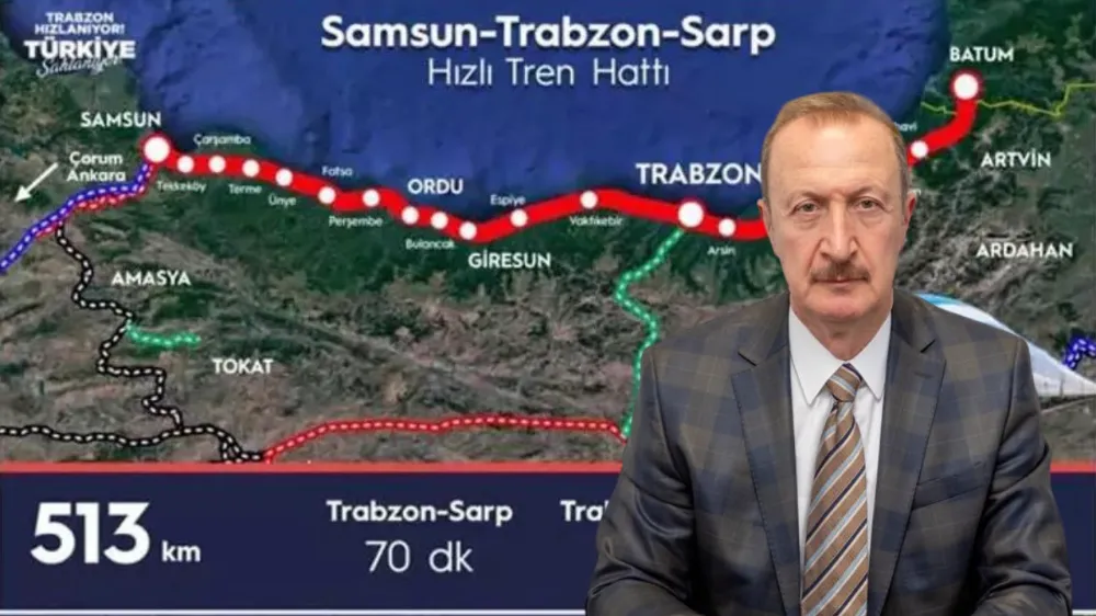 SAMSUN-SARP DEMİRYOLU ETÜD PROJESİ BAŞLIYOR