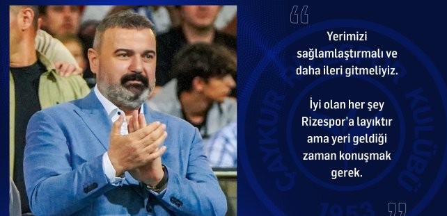 Başkan Turgut:”Süper Lig’deki örnek kulüplerden biriyiz”