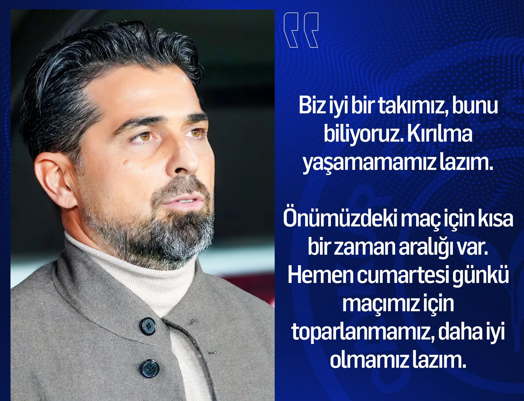 Teknik adam Palut:”kötü bir mağlubiyet aldık”