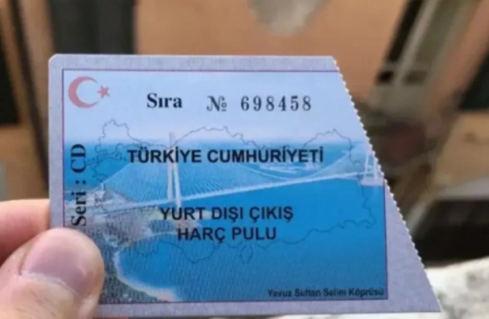 Yurt dışına çıkış harcı,