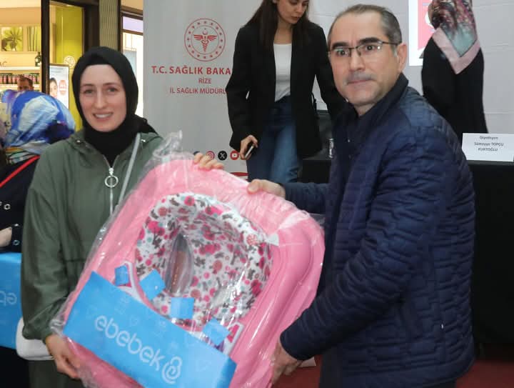 Rize’de gebelere özel etkinlik büyük ilgi gördü