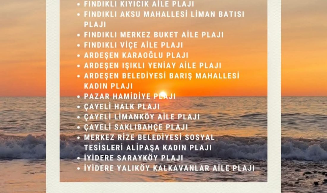 2025 yılı yüzme sezonu