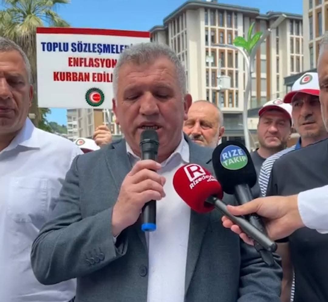 HAK-İŞ Rize İl Başkanı Fatih Kandemir’den Sert Tepki: “Sunulan Zam Teklifi Emekçinin Cebine Girmeden Eriyor”