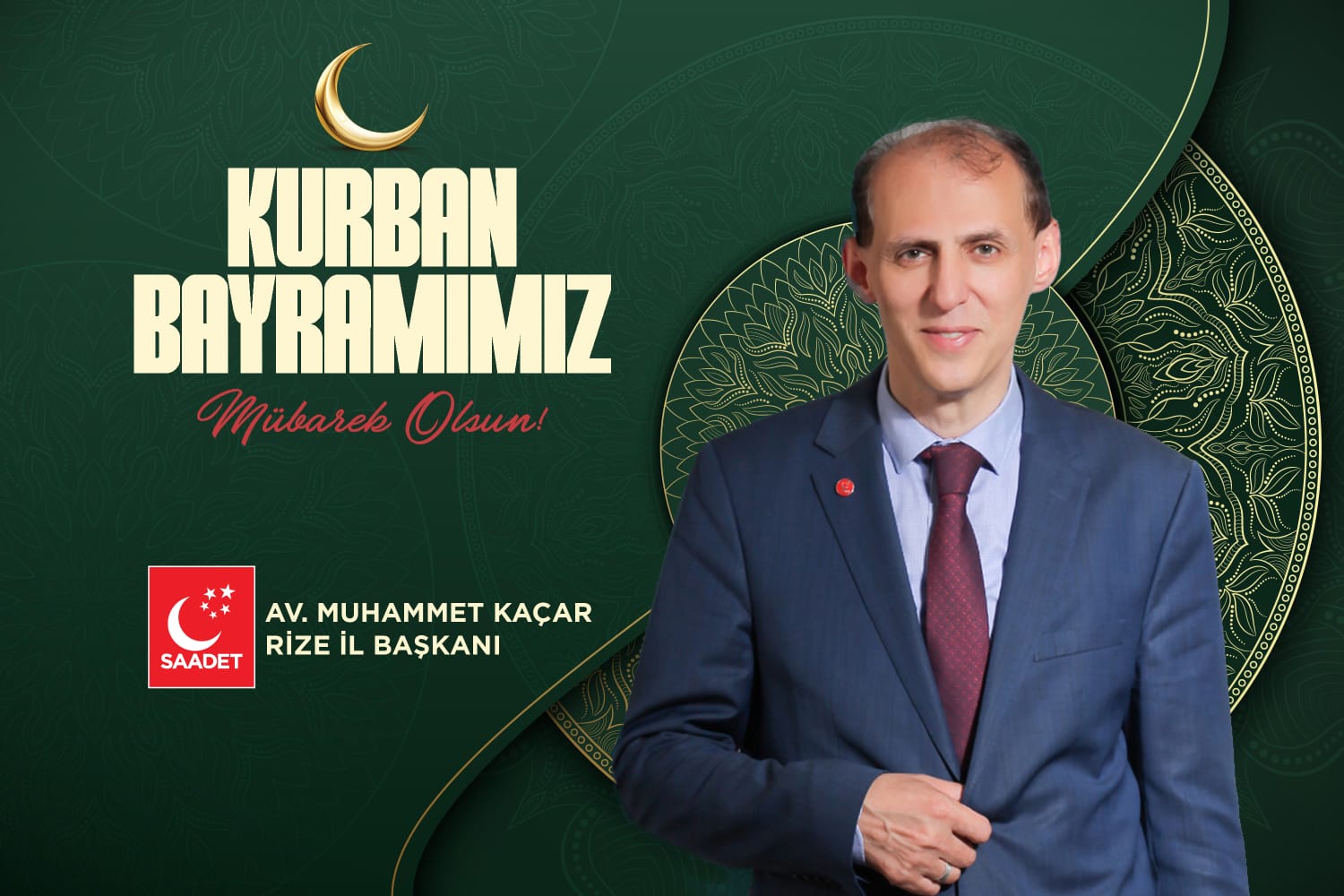 SP Rize İl Başkanı Av. Muhammet Kaçar: “Bayramlar, Birlik ve Dayanışmanın En Güzel Vesilesidir”