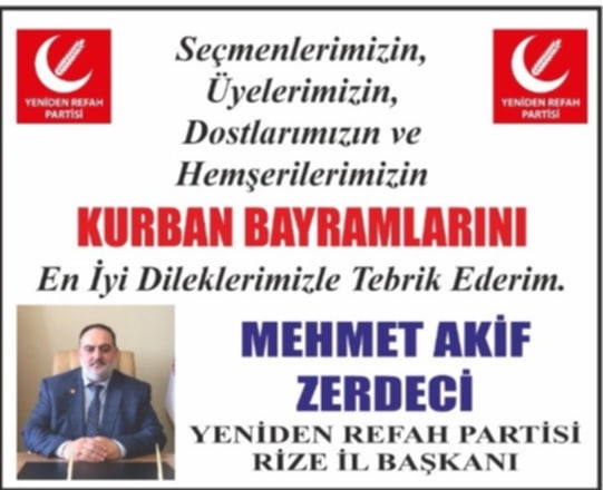 Kurban Bayramı Kutlama Mesajı