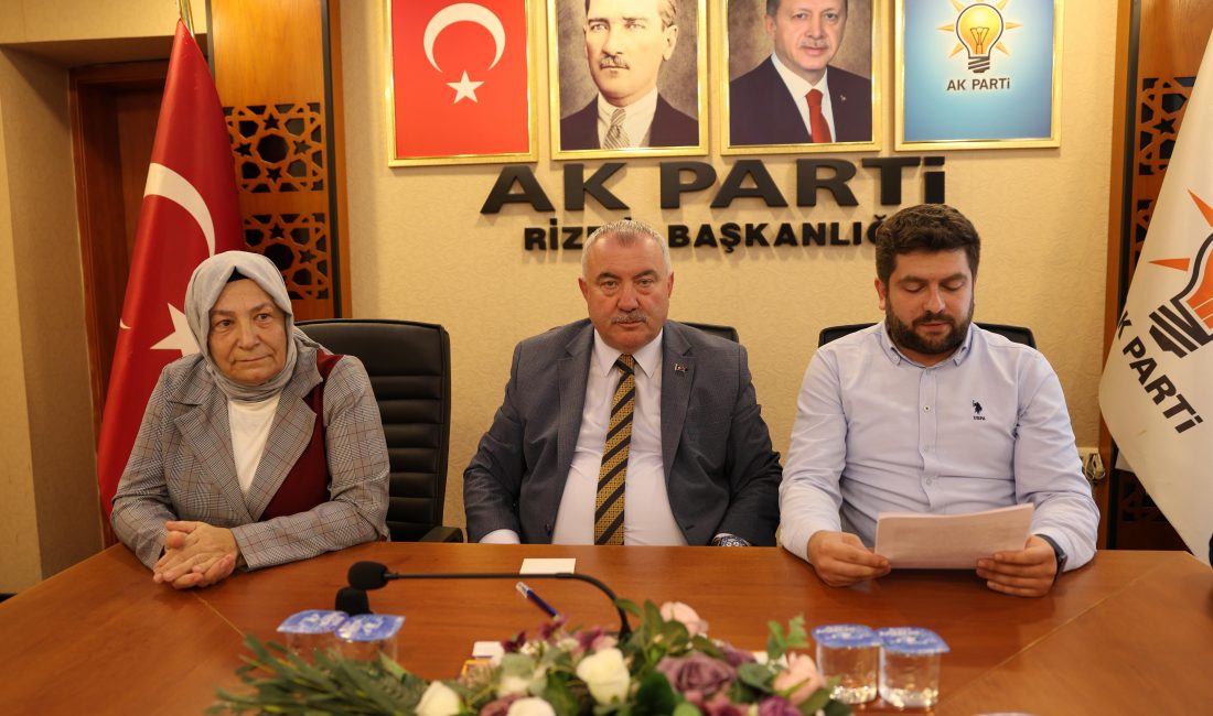 AK Parti Rize İl Başkanı Yılmaz Katmer, "Terörsüz Türkiye" sürecine
