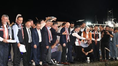 2025-2026 Su Ürünleri Av Sezonu’nun açılış törenine katılan Trabzon Büyükşehir