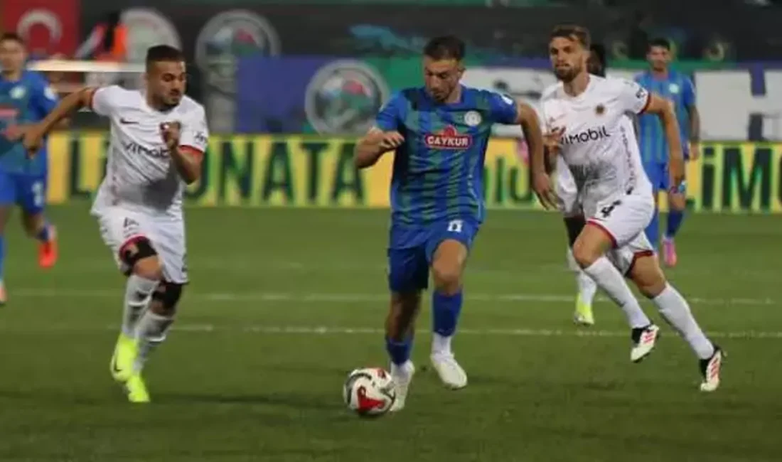 Süper Lig’in 5. haftasının kapanış mücadelesinde Çaykur Rizespor, sahasında Gençlerbirliği’ni