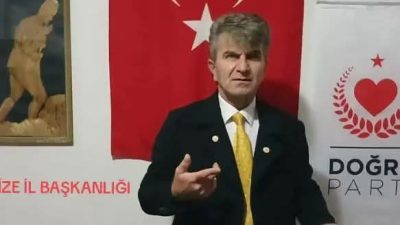 Doğru Parti Rize İl Başkanı Serkan Kaba, öğretmen atamaları sürecinde