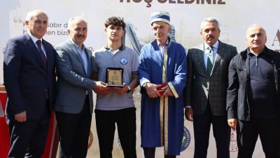 Rize  Belediye Başkanı Rahmi  Ahilik haftası dolayısıyla Rize, Borsa