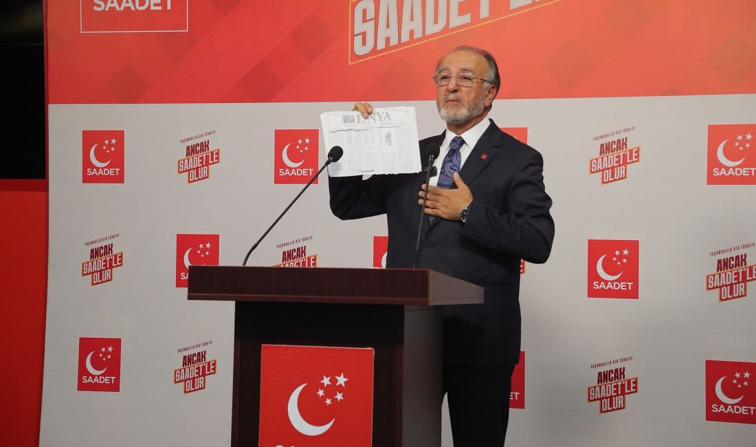 Saadet Partisi Genel Sekreteri Cafer Güneş, düzenlediği basın toplantısında gündeme