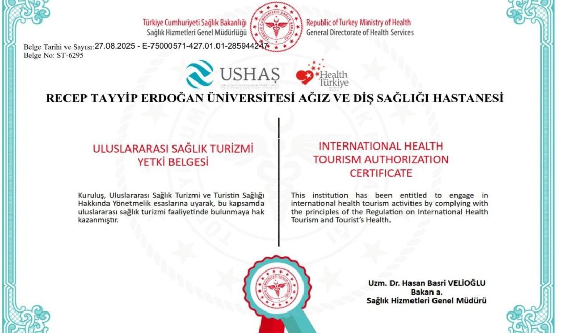 Recep Tayyip Erdoğan Üniversitesi (RTEÜ) Diş Hekimliği Fakültesi Ağız ve