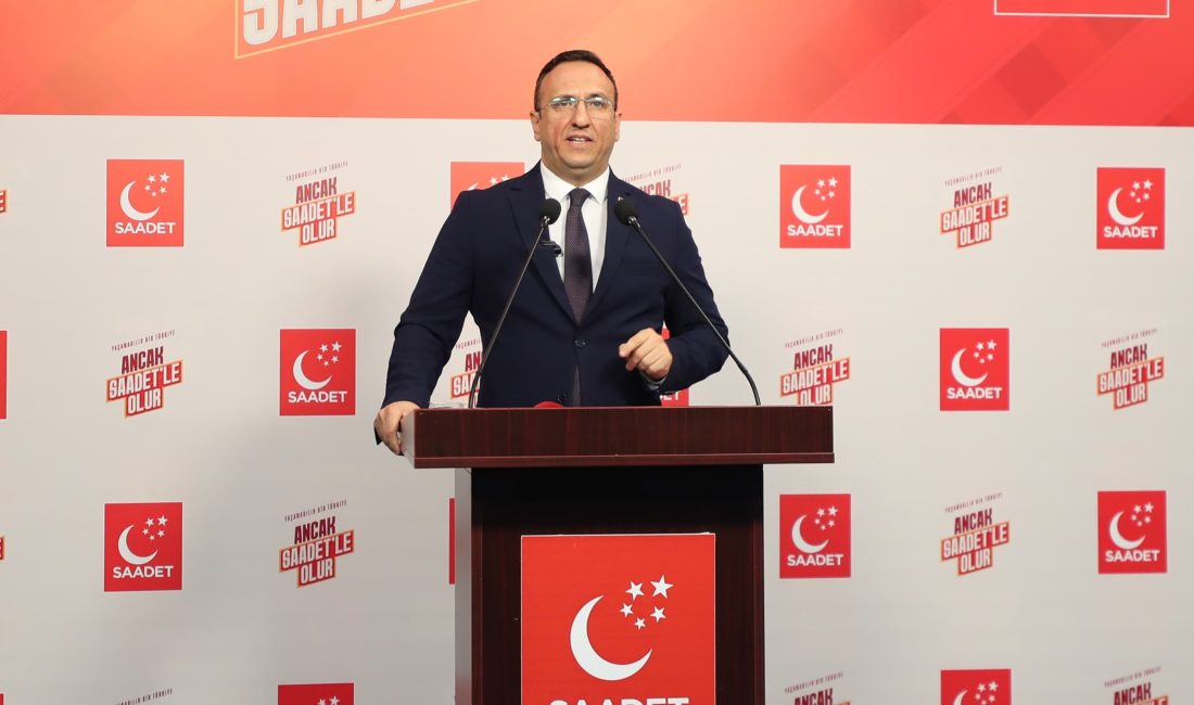 Saadet Partisi Genel Başkan Yardımcısı Av. Sinan Tekin, Türkiye’de giderek