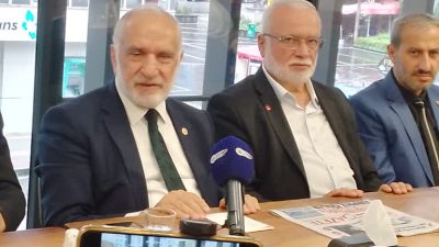 Saadet Partisi Samsun Milletvekili Mehmet Kahraman, parti çalışmaları kapsamında geldiği