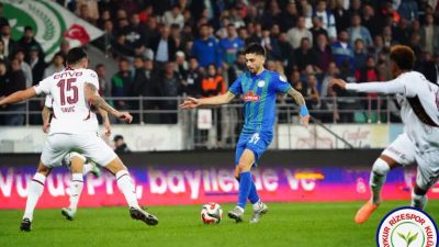Trendyol Süper Lig’in 9. haftasında Çaykur Rizespor'umuz evinde karşılaştığı Trabzonspor’a