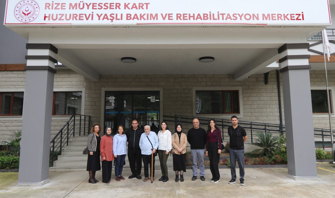 Rize İl Sağlık Müdürlüğü tarafından, 1 Ekim Dünya Yaşlılar Günü