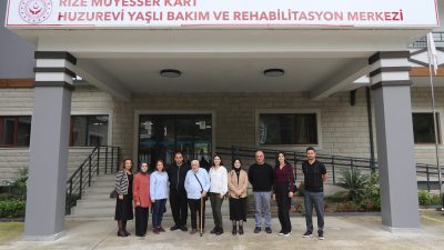 Rize İl Sağlık Müdürlüğü tarafından, 1 Ekim Dünya Yaşlılar Günü