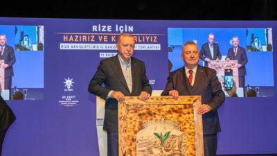 AK Parti Genişletilmiş Rize İl Danışma Toplantısına Cumhurbaşkanı ve AK