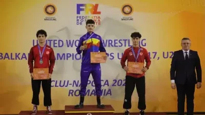 Romanya'da düzenlenen U20 Balkan Güreş Şampiyonası'nda Rizeli sporcular, Türkiye'ye önemli