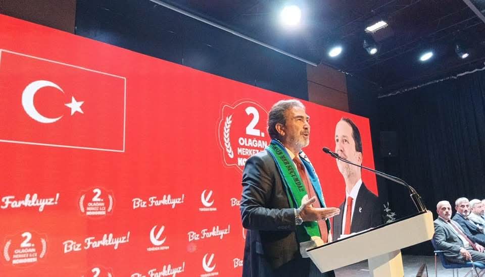 Yeniden Refah Partisi (YRP) Rize Merkez İlçe Kongresi, partililerin yoğun