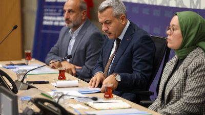 Vali İhsan Selim Baydaş başkanlığında, AFAD Acil Durum Yönetim Merkezi’nde