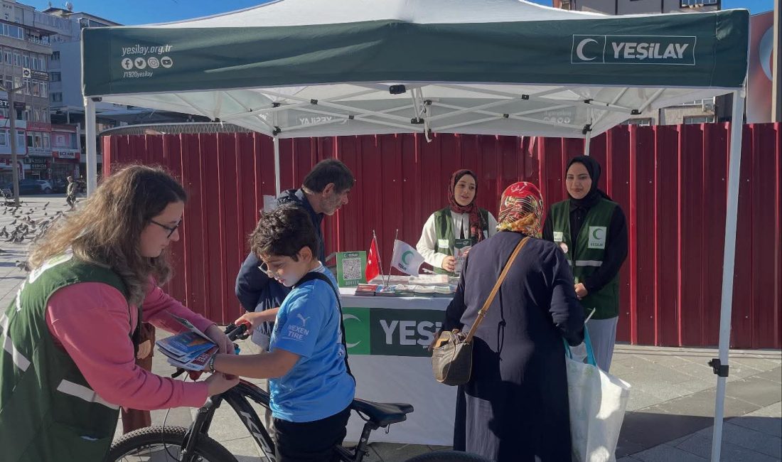 Rize Yeşilay Şubesi, bağımlılıkla mücadele konusunda toplumsal farkındalık oluşturmak amacıyla