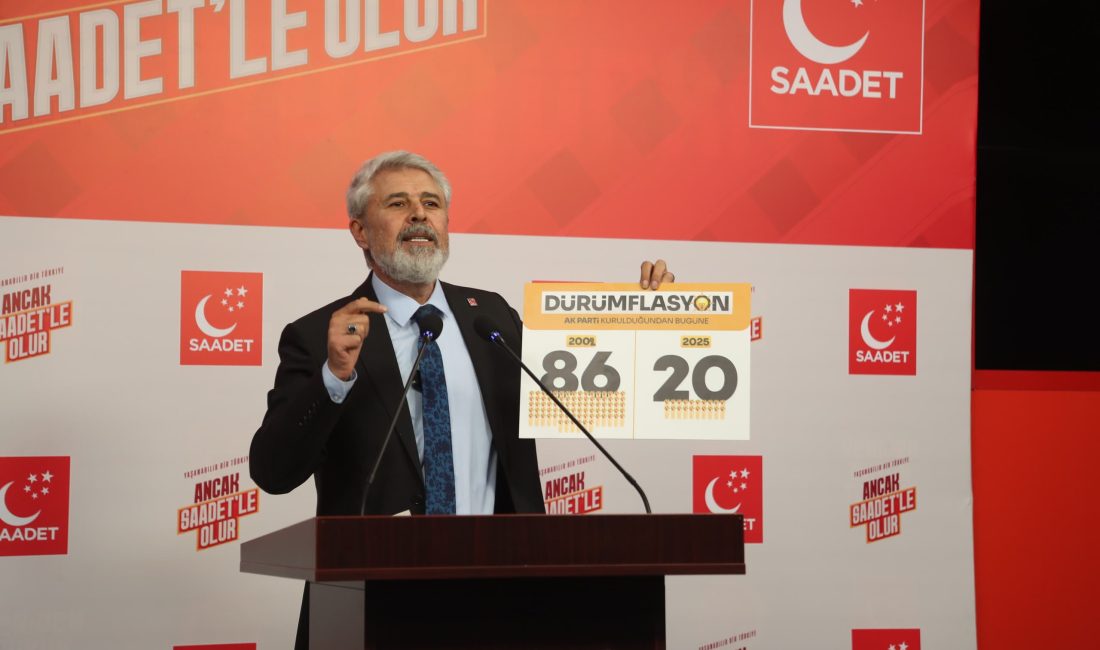 Saadet Partisi Genel Başkan Yardımcısı Mustafa Yılmaz, TÜİK’in Eylül ayı