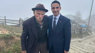 İSMET KÖSOĞLU İKİZDERE-1 Ekim Dünya Yaşlılar Gününde İkizdere Kaymakamı İbrahim