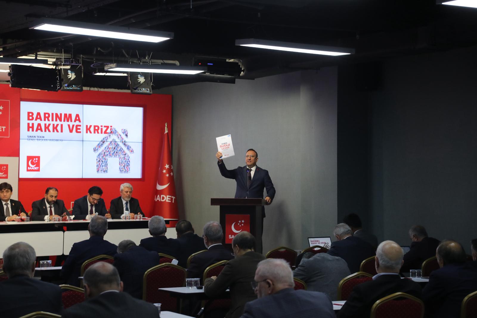Saadet Partisi Genel Merkezi’nde, İl Başkanları ve İl Müfettişleri Toplantısı