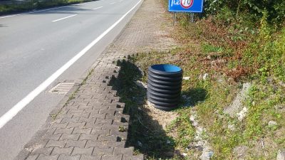 GÜNEY ÇEVRE YOLUNUN KAVAKLI MAHALLESİNDEKİ YAYA YOLUNDAKİ MANZARA
