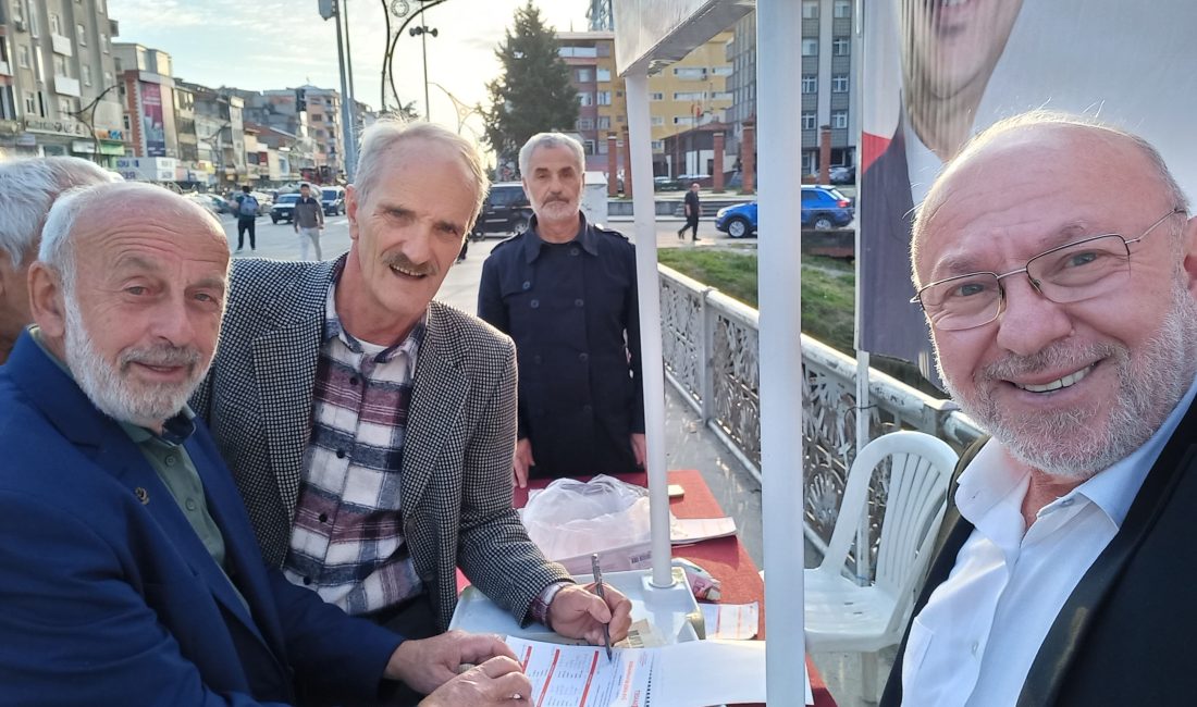 Saadet Partisi Ardeşen ilçe Başkanı Şahin Ali Döne: üye kayıt