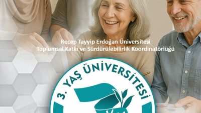Recep Tayyip Erdoğan Üniversitesi 2025-2026 Akademik Yılı "3. Yaş Üniversitesi"