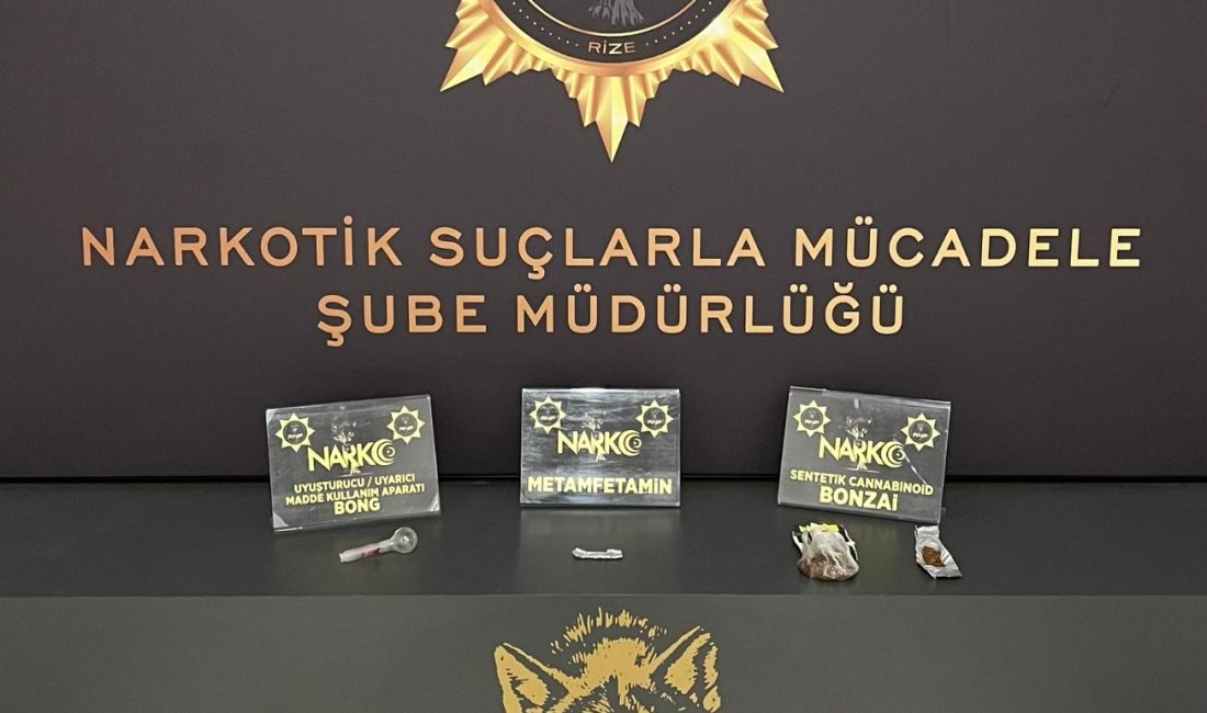 Rize’de uyuşturucu operasyonu: 2 kişi tutuklandı Rize Emniyet Müdürlüğü ekipleri, il genelinde uyuşturucu ve uyarıcı madde