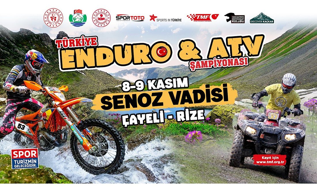 SENOZ VADİSİ, TÜRKİYE ENDURO VE ATV ŞAMPİYONASINA İLK KEZ EV SAHİPLİĞİ YAPACAK Rize’nin doğal cenneti Senoz Vadisi, ülkemizin en prestijli motor sporları