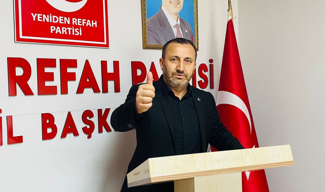 Yeniden Refah Partisi (YRP) Bolu İl Başkanı Sadettin Baskın, Türkiye’deki