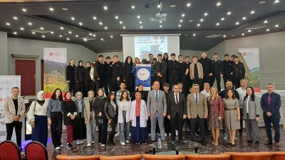 Erasmus Days 2025 etkinlikleri kapsamında, Akçaabat Uygulama Otelinde lise öğrencilerine