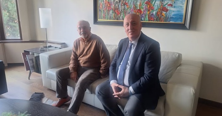 Pazarspor Kulübü Başkanı Uğur Aslan ile Dr. Yaşar Çalışkan, Ankara’da