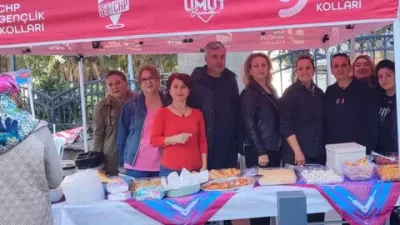 CHP Trabzon İl Başkanlığı, Ortahisar Kadın Kolları'nın düzenlediği kermeste kadın