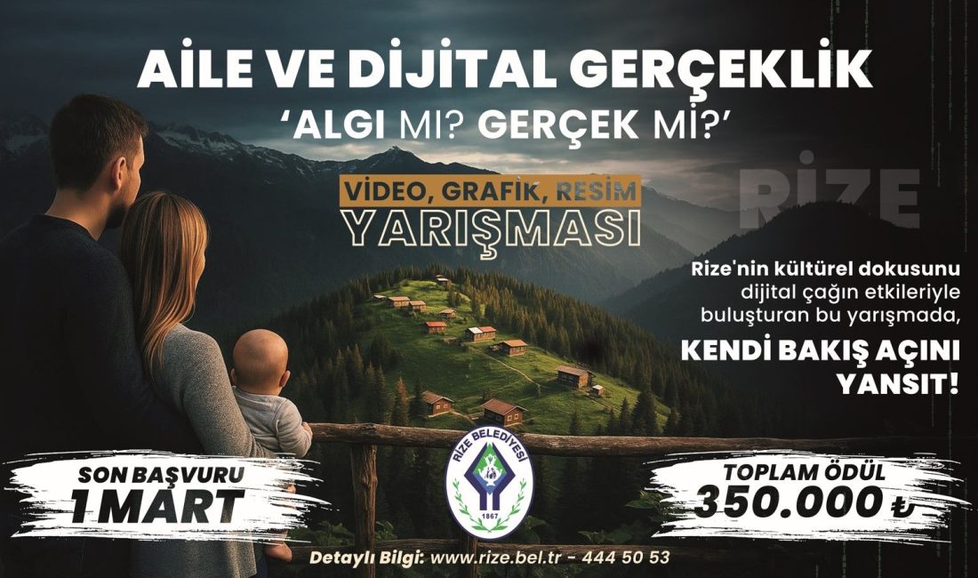 RİZE BELEDİYESİ  "AİLE YILI "KAPSAMINDA  TOPLAM ÖDÜLÜN 