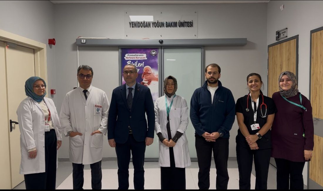 Recep Tayyip Erdoğan Üniversitesi Eğitim ve Araştırma Hastanesi'nde prematüre bebeklerde