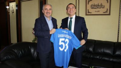 Çeşitli temaslarda bulunmak üzere ilimize gelen Özbekistan Cumhuriyeti Ankara Büyükelçisi