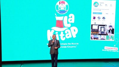 Çayla Kitap” Projesi, ikinci yılında da gençlerle buluşmaya devam ediyor.