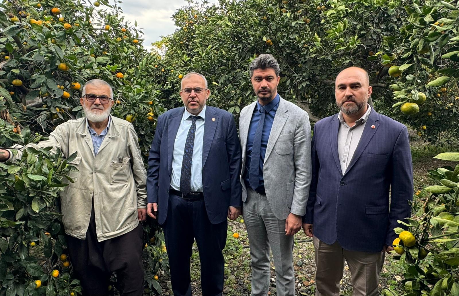 Saadet Partisi Hatay İl Başkanı Fadıl Koçak ve Saadet Partisi