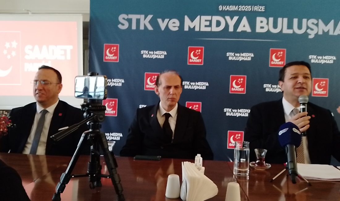 Saadet Partisi Rize İl Teşkilatı, 8. Olağan İl Kongresi'nde Av.