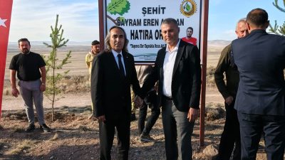 Gelecek Partisi Yozgat İl Başkanı Ömer Aydoğmuş, Eskişehir Seyitgazi orman