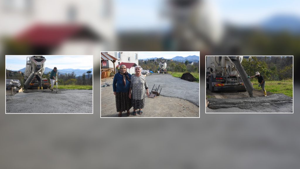 Giresun Belediyesi, şehir genelindeki yol yatırımlarını sürdürüyor.