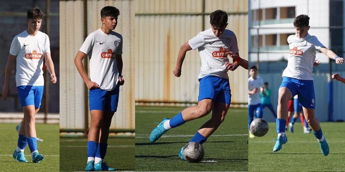 Çaykur Rizespor U16 takımının yetenekli forveti ,Ahmet Doruk Bosut U16