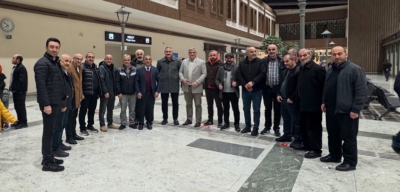 Çayeli Belediye Başkanı İsmail Hakkı Çiftçi, kutsal topraklarda yerine getirdiği